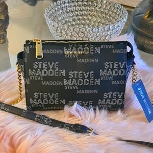 Steve Madden Black Multi Blexi Purse⚫
